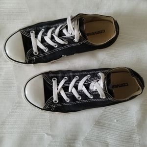 Converse All Star Classic Sneaker Black Youth Size 3 or 4.5 Women's